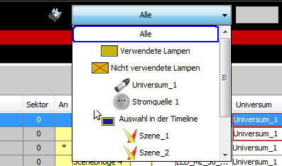 DeviceFilterSelection